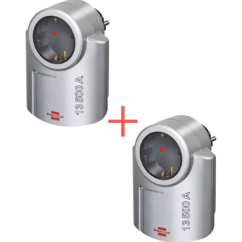 Brennenstuhl Primera Line Serisi 230V 16A 13.500 Amper Akım Korumalı Tek Soketli Priz 2 Adet