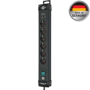 Brennenstuhl Premium Line Serisi 2 X Usb 3100 mAh 6 Soketli 3 Metre Priz Uzatma Kablosu