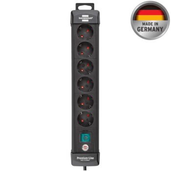 Brennenstuhl Premium Line Serisi 6 Soketli 3 Metre Priz Uzatma Kablosu