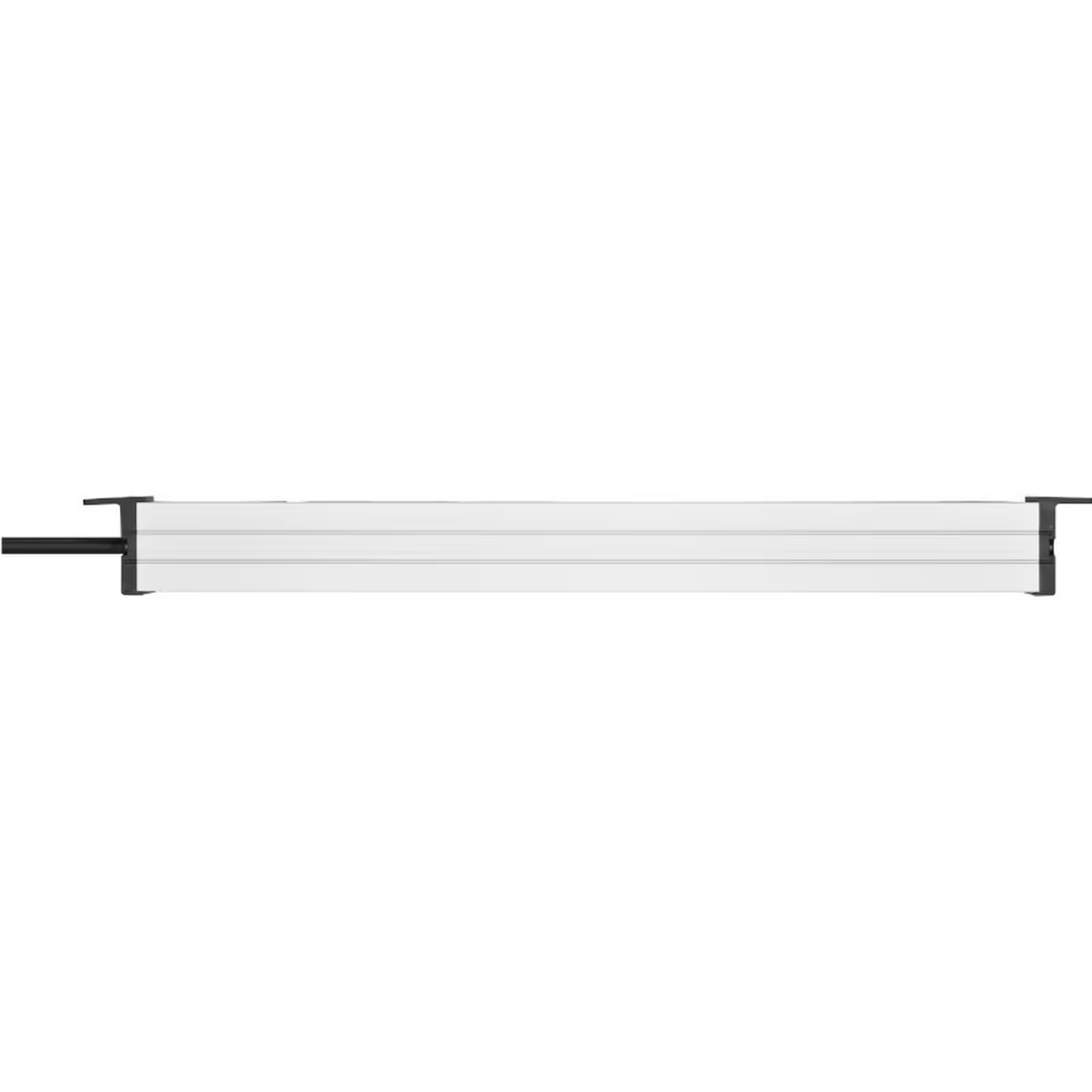 Brennenstuhl Alu-Line Serisi 19" 19.500 Amper Akım Korumalı 2 Metre Alüminyum Gövdeli 8 Soketli Uzatma Kablosu Gri Siyah - Görsel 4