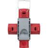 Brennenstuhl IP44 Lisanslı 1 X CEE & 3 X CEE 400V/32A Priz Adaptör Güç Dağıtıcı Kırmızı Gri