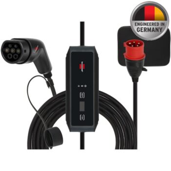 Brennenstuhl Taşınabilir Type 2 - CEE 11kW 8 Metre 3 Faz Mode 2 Taşıma Çantalı Duvar Tipi Elektrikli Araç Şarj Ünitesi