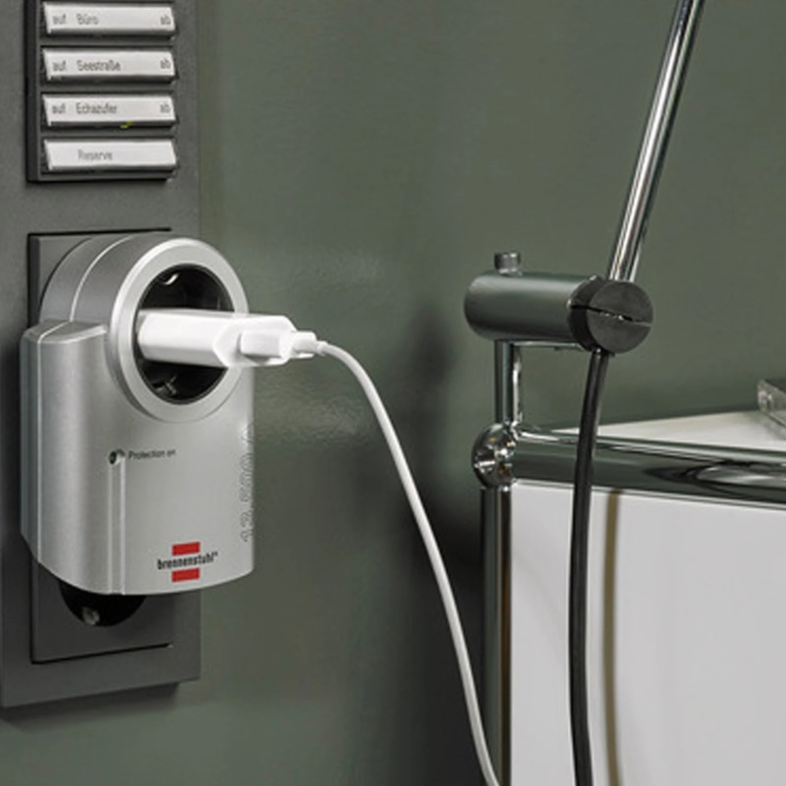 Brennenstuhl Primera Line Serisi 230V 16A 13.500 Amper Akım Korumalı Tek Soketli Priz 2 Adet - Görsel 6