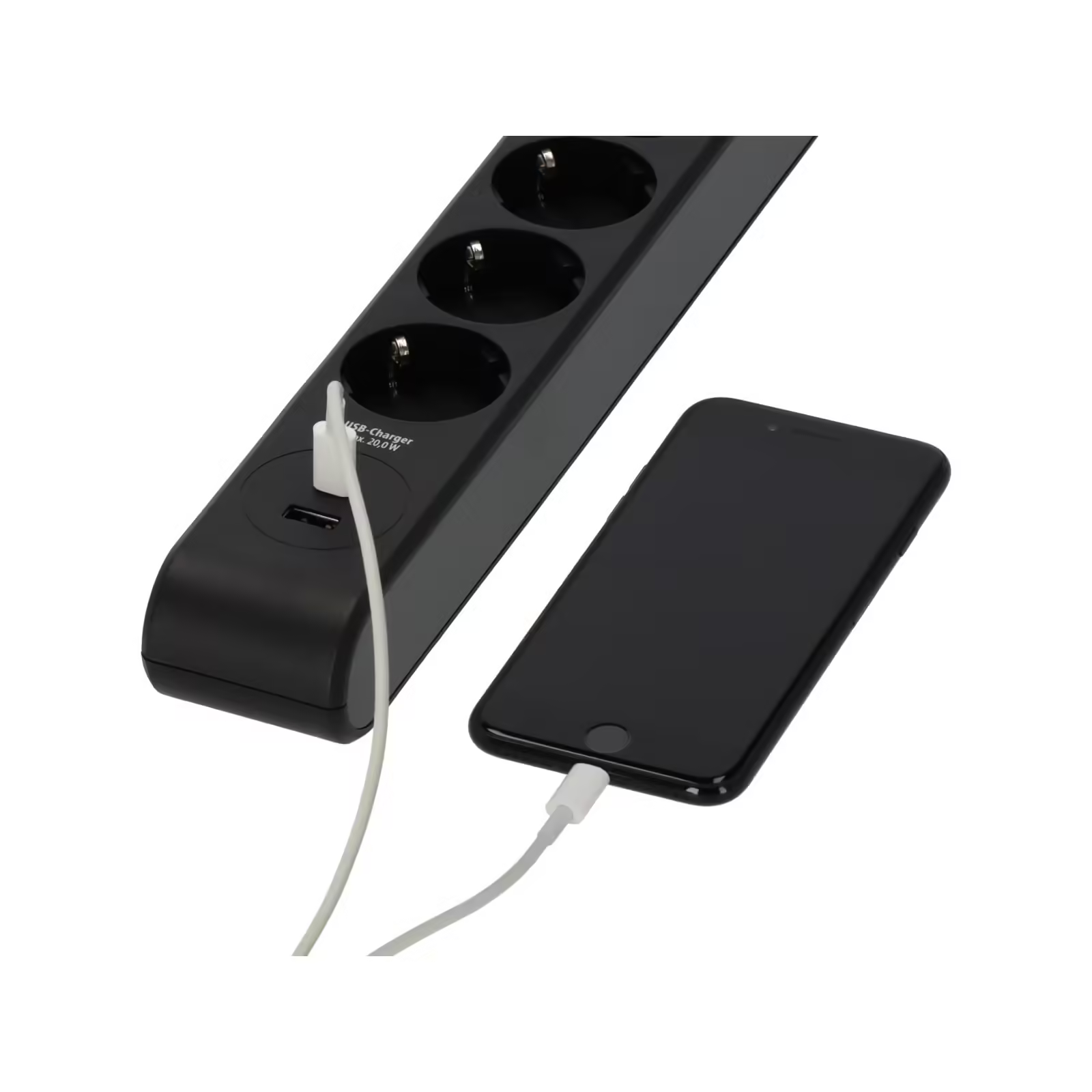 Brennenstuhl 6 Soketli 13.500A Akım Korumalı Priz + 20W Type-C PD & 20W USB-A Hızlı Şarj 2 Metre - Görsel 6