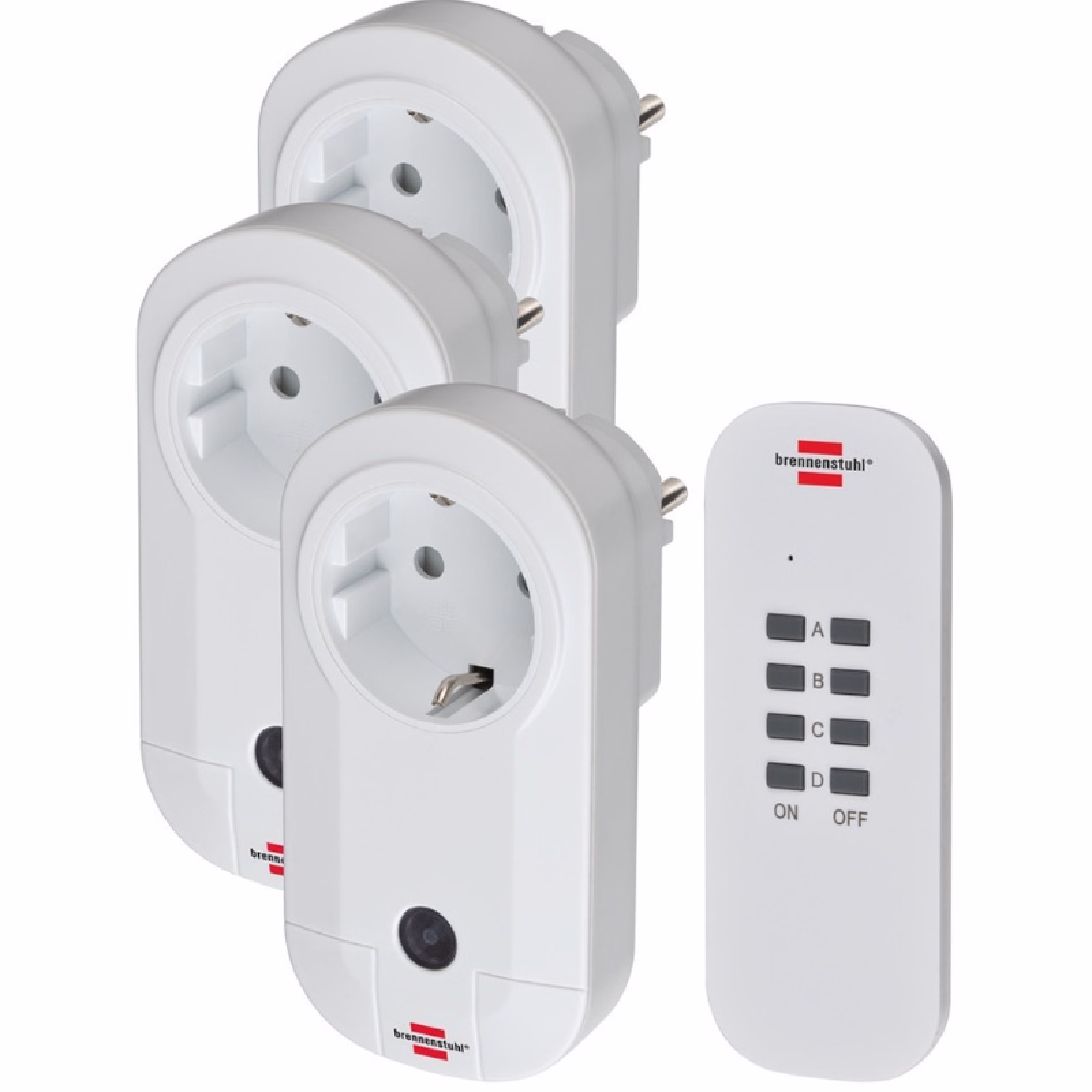 Brennenstuhl Comfort Line Serisi 25 Metre Uzaktan Kumandalı 3’lü Priz Seti