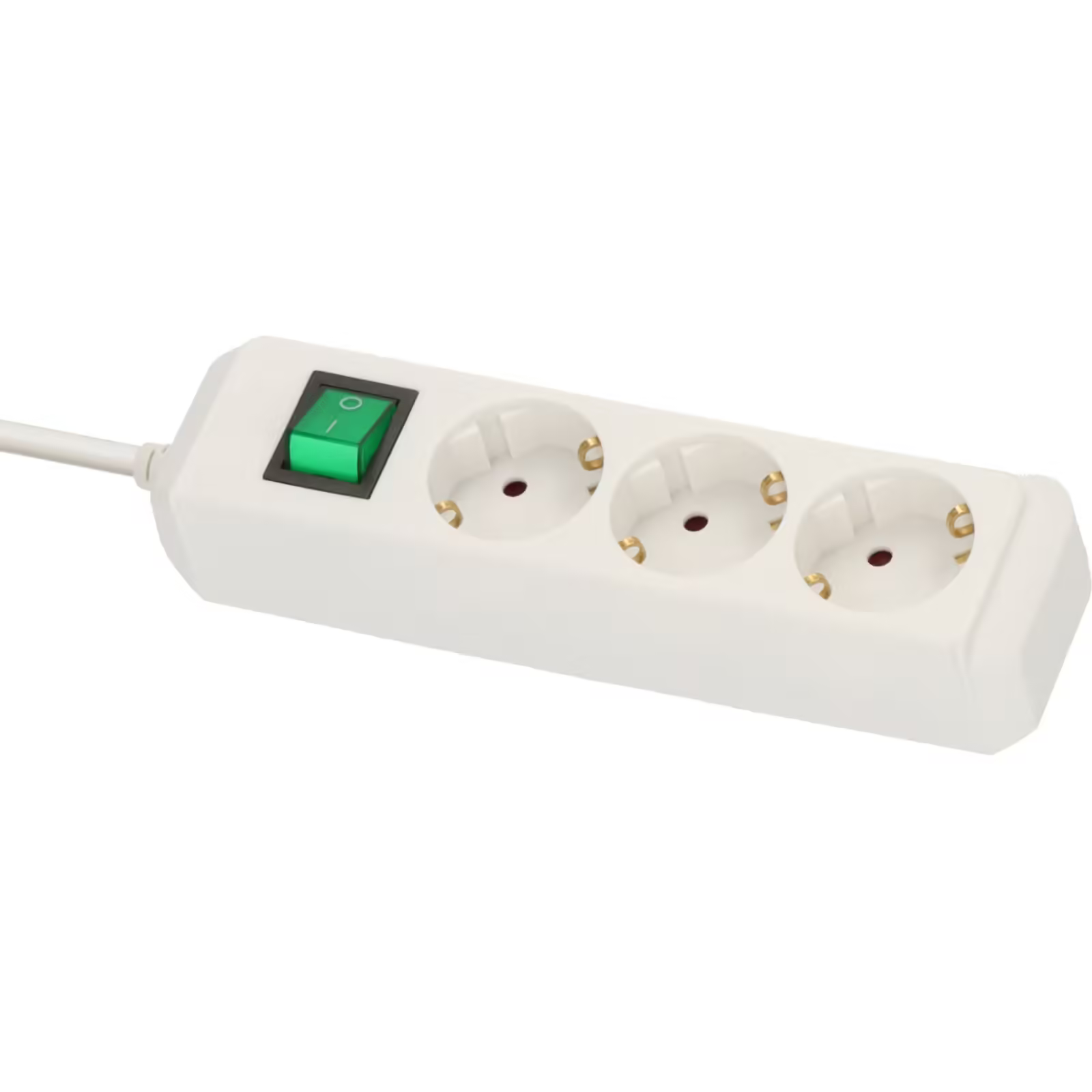 Brennenstuhl Eco Line Serisi 5 Metre 3 Soketli IP20 Lisanslı Çocuk Korumalı Priz Uzatma Kablosu Beyaz - Görsel 2