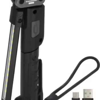 Brennenstuhl HL 400 Serisi 400 Lümen Katlanabilir Usb Type-C Şarj Kablolu 3 Kontrollü AC / Entegre Şarj Edilebilir Led Aydınlatma Lambası
