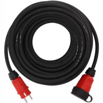 Brennenstuhl IP44 Lisanslı 25 Metre H07RN-F 3G2.5 RN Kablo Yağa Dayanıklı Profesyonel Dış Mekan Uzatma Kablosu