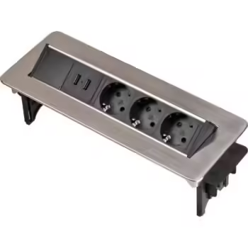 Brennenstuhl Ofis ve Mutfak Masasına Ayarlanabilir 2 X USB 3 Soketli Priz