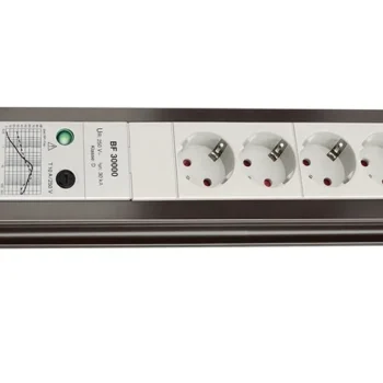 Brennenstuhl Premium-Line 6 Soketli 3 Metre 30.000 Amper Aşırı Gerilim Akım Korumalı Priz